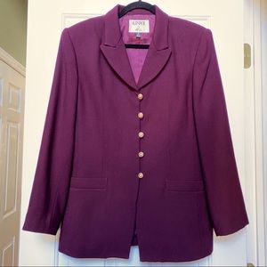 Bordeaux Kasper 2-piece suit size 10